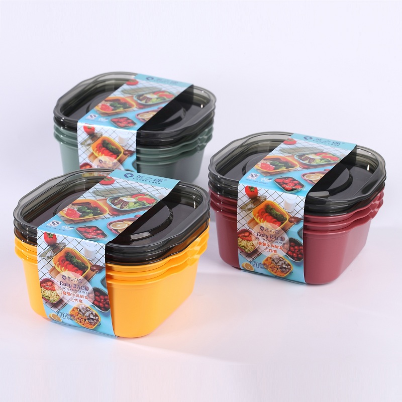 Plastic Food Storage Containers(18 Solid Colors)