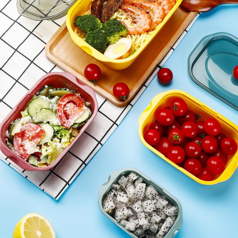 Plastic Food Storage Containers(18 Solid Colors)