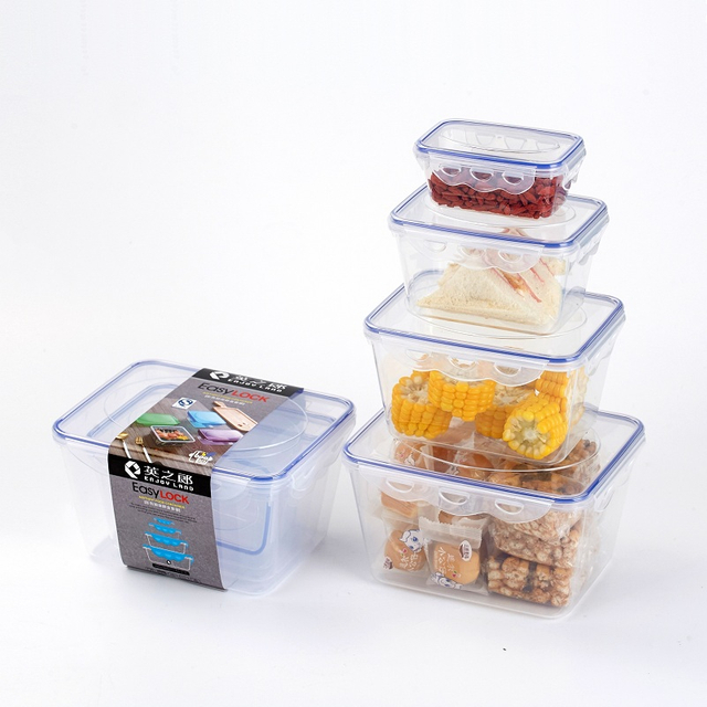 Plastic Food Storage Container(16 Transparent)