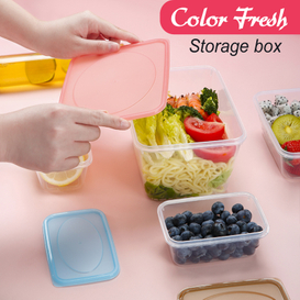 Plastic Food Storage Containers(18 Solid Colors)