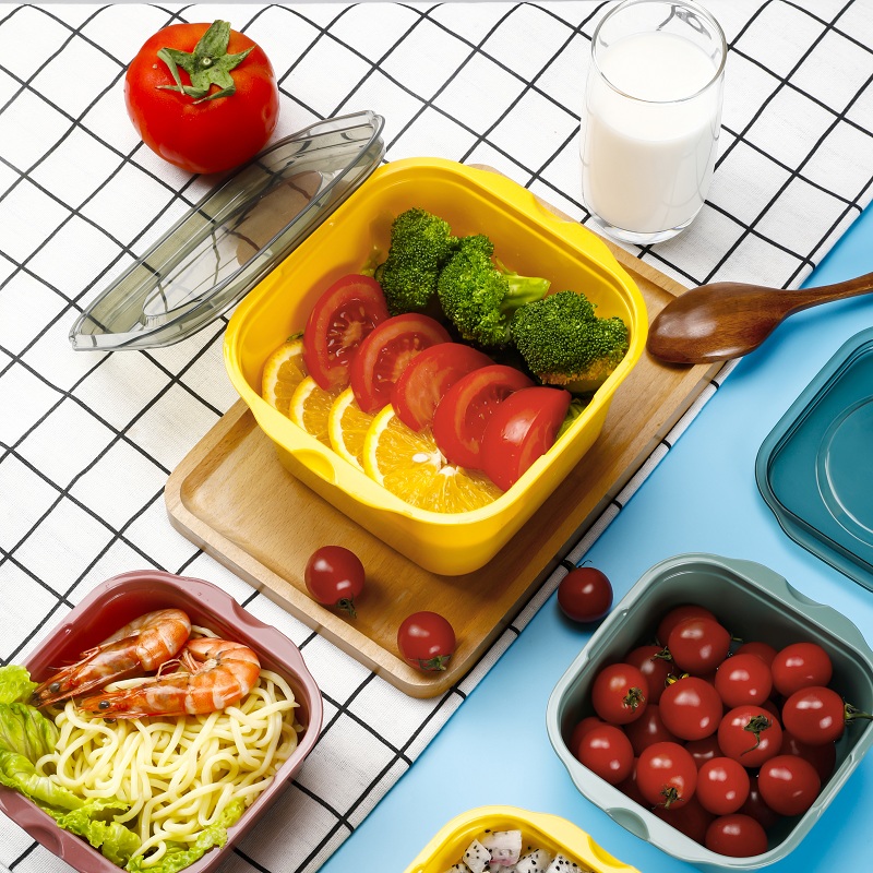 Plastic Food Storage Containers(18 Solid Colors)