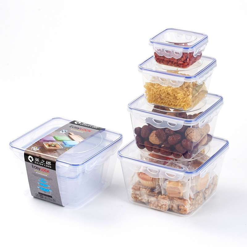 Plastic Food Storage Container(16 Transparent)