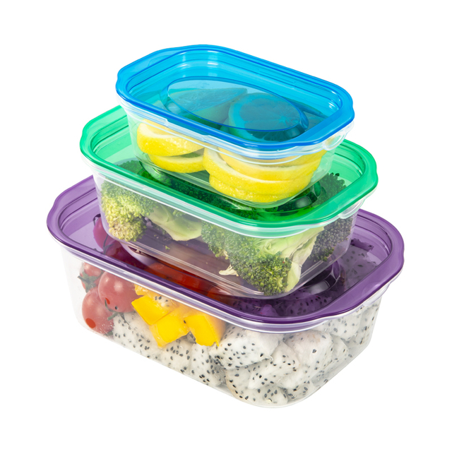 Plastic Food Storage Containers (18 Transparent)