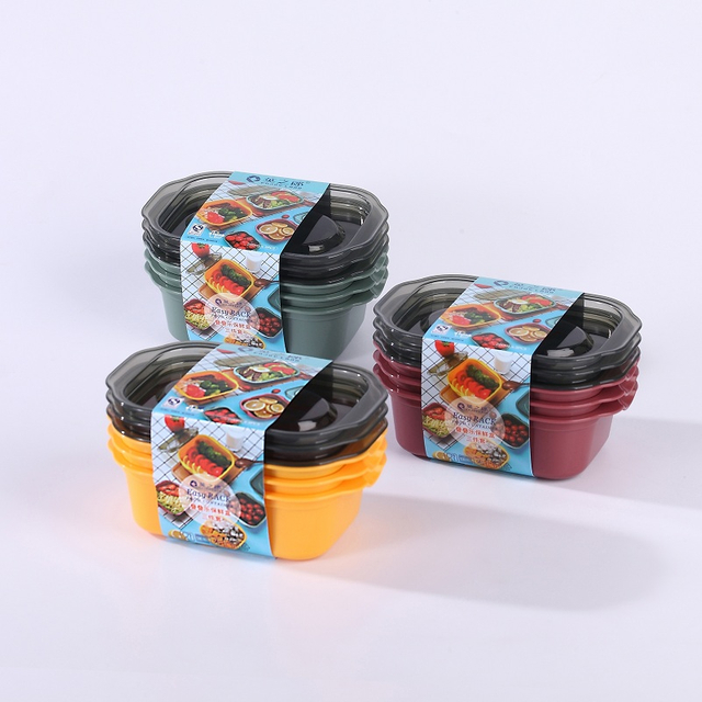 Plastic Food Storage Containers(18 Solid Colors)